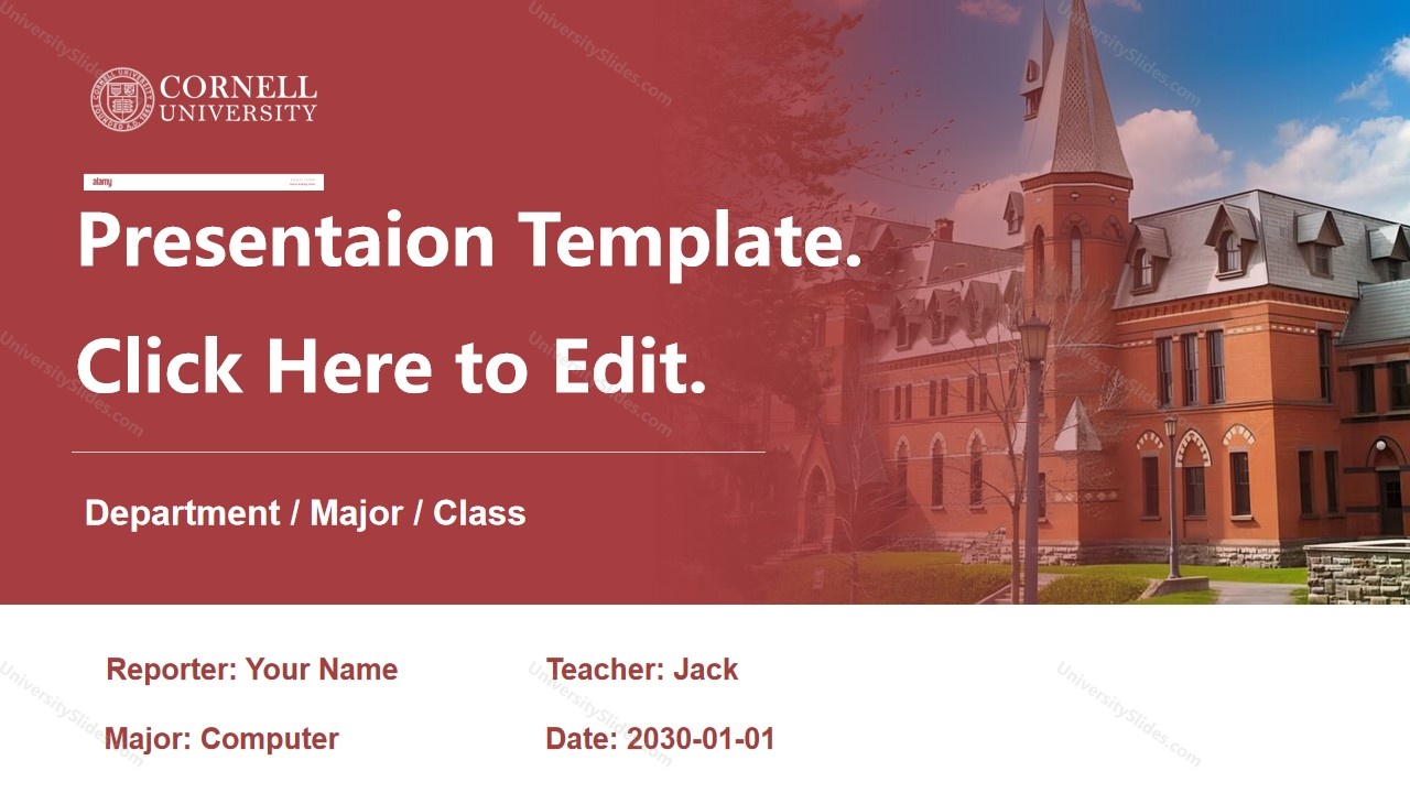 Cornell University - Presentation Slides