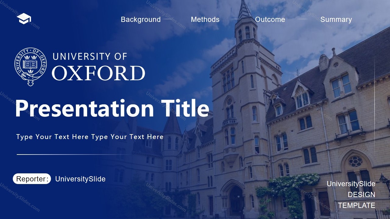 University of Oxford - Presentation Slides