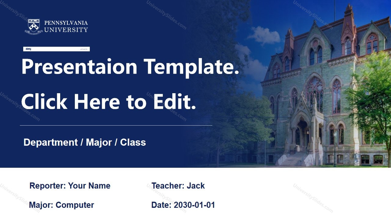 University of Pennsylvania - Presentation Slides