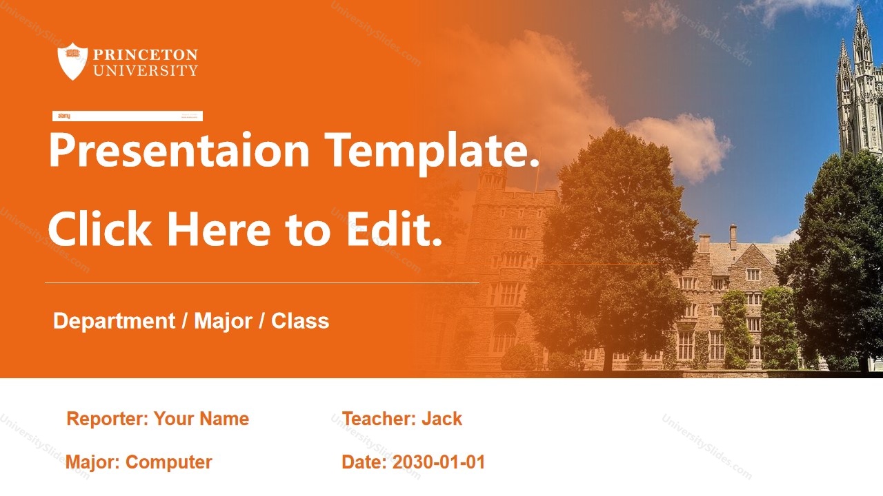 Princeton University - Presentation Slides